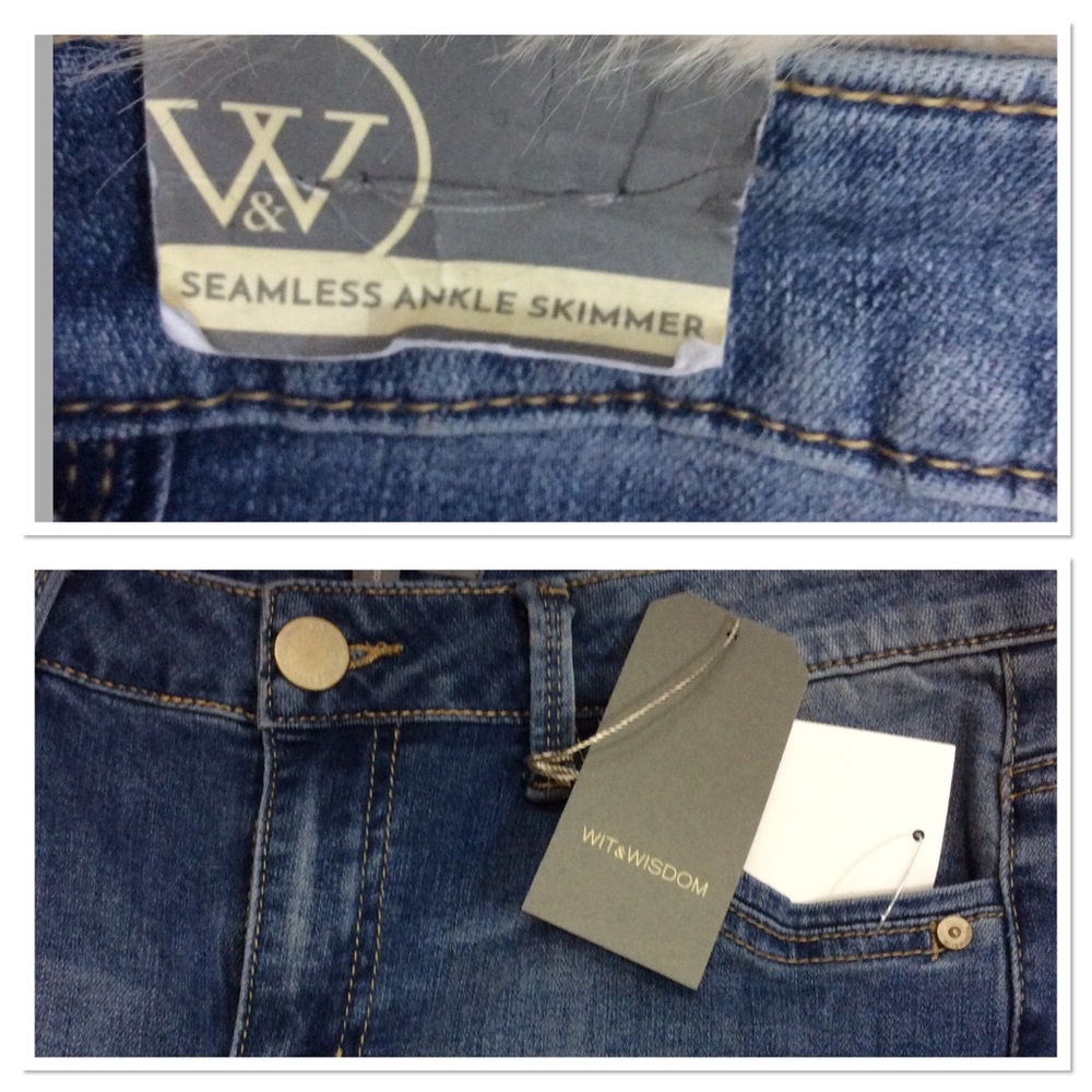 Embroidered Seamless Ankle Jeans - Picture 6 of 6